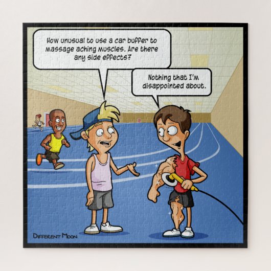 Car Buffer Massage Funny Jigsaw Puzzle (Vertikal)