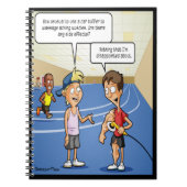 Car Buffer Massage Funny Notebook Notizblock (Vorderseite)