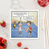 Car Buffer Massage Funny Party Napkins Serviette (Beispiel)