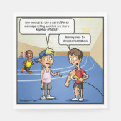 Car Buffer Massage Funny Party Napkins Serviette (Vorderseite)