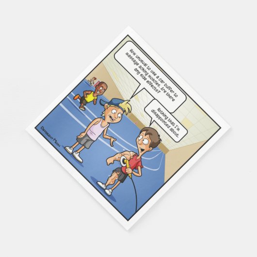 Car Buffer Massage Funny Party Napkins Serviette (Ecke)