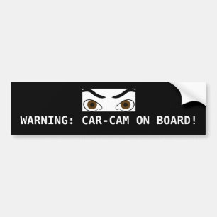 CAR-CAM AN BORD DES AUTOAUFKLEBERS "GROSS " AUTOAUFKLEBER