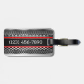 Car Chrome Route 66 Gepäckanhänger (Rückseite horizontal)