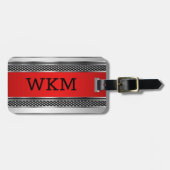 Car ChromeTags Gepäckanhänger (Vorderseite horizontal)