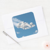 Car cloud square sticker description (Umschlag)