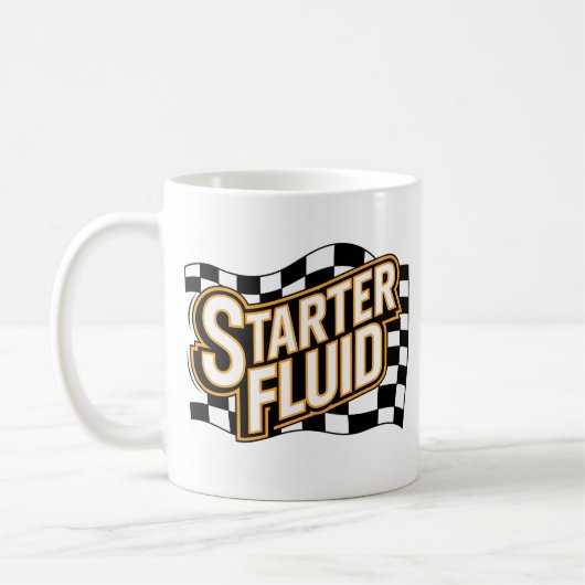Car Coffee Mugs Spaß Starter Fluid Kaffeetasse (Links)