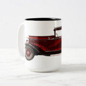 Car-Coffee-Tasse Zweifarbige Tasse (Vorderseite Links)