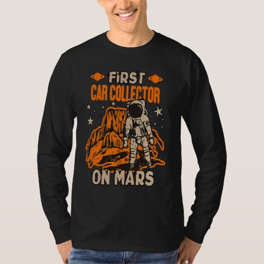 Car Collector Astronaut T-Shirt (Vorderseite)