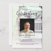 Car Collector Celebration of Life Photo, Funeral Einladung (Vorderseite)