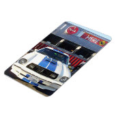 Car Cruise Night in Diner Magnet (Linke Seite)