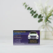 Car Dealership-Auto Sales Associate Business Card Visitenkarte (Stehend Vorderseite)