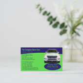 Car Dealership-Auto Sales Associate Business Card Visitenkarte (Stehend Vorderseite)