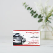 Car Dealership Business Card Template Visitenkarte (Stehend Vorderseite)