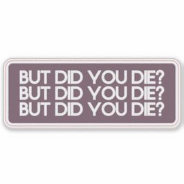 Car Decal Bumper Sticker