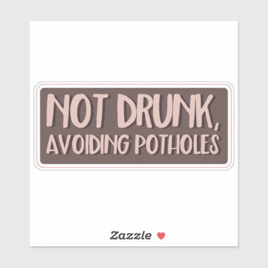 Car Decal Bumper Sticker (Blatt)