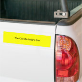 Car der Kerzen-Dame Autoaufkleber (Auf Lkw)