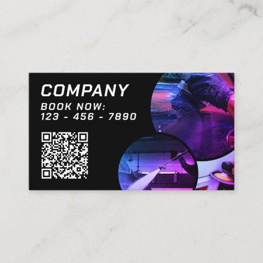 Car detailing services images Business Card Visitenkarte (Vorderseite)