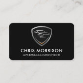 Car Detailing Services QR Code Professional Visitenkarte (Vorderseite)