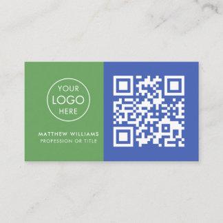 Car Detection Beruflich QR Code Logo Modern Visitenkarte