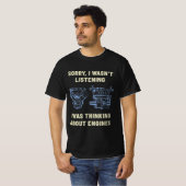 Car Engine Gearhead T-Shirt (Vorne ganz)
