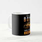Car Fan Boy Sprichwort Funny Kaffeetasse (Vorderseite Links)