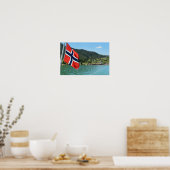 Car ferry in Norway poster print (Küche)