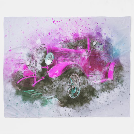 Car Fleece Blanket (Vorderseite (Horizontal))