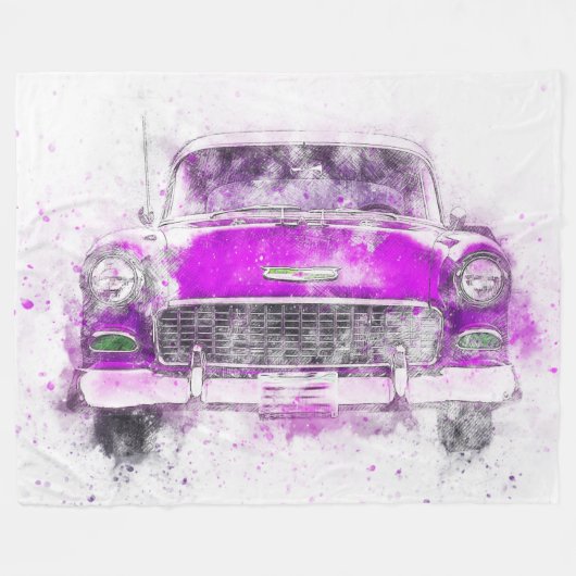 Car Fleece Blanket (Vorderseite (Horizontal))