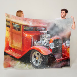 Car Fleece Blanket