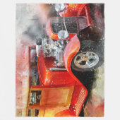 Car Fleece Blanket (Vorderseite)