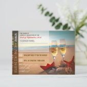 Car-Food-Reise RSVP Karte (Stehend Vorderseite)