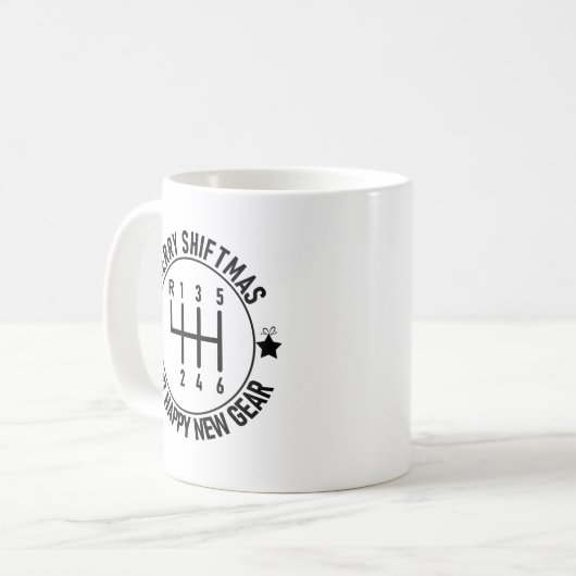 Car Funny Auto Racing Mechanik Handbuch Weihnachte Kaffeetasse (Vorderseite Links)