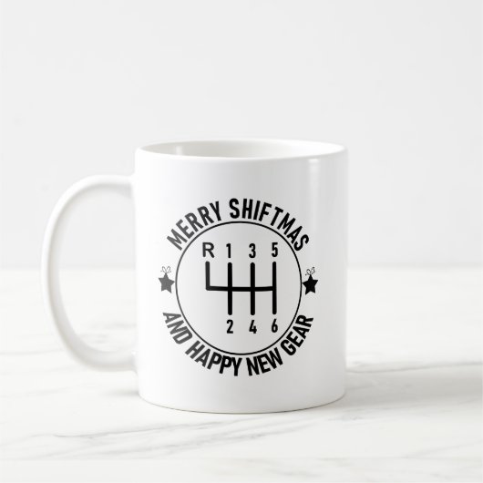 Car Funny Auto Racing Mechanik Handbuch Weihnachte Kaffeetasse (Links)
