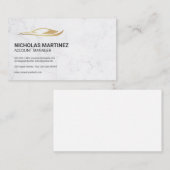 Car Gold Logo Terminkarte (Vorne/Hinten)