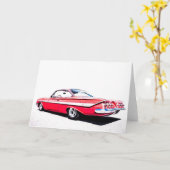 Car Greeting Cards Karte (Gelbe Blume)