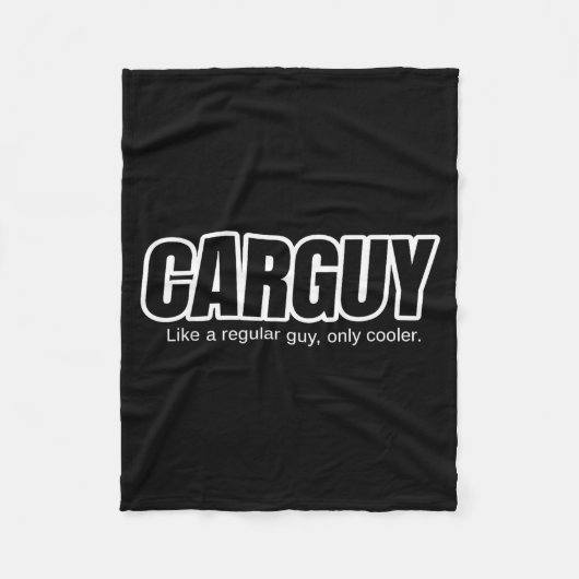 Car Guy Gift - Carguy Like A Regular Guy, Only Coo Fleecedecke (Vorderseite)