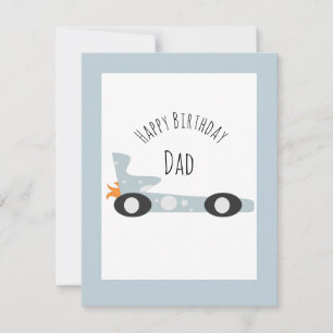 Car Happy Geburtstag Vater Vater Opa Card Karte