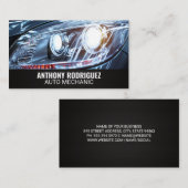 Car Head Lights Visitenkarte (Vorne/Hinten)