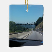 Car Holiday Mountains Europe Österreich Fotografie Keramikornament (Rechts)