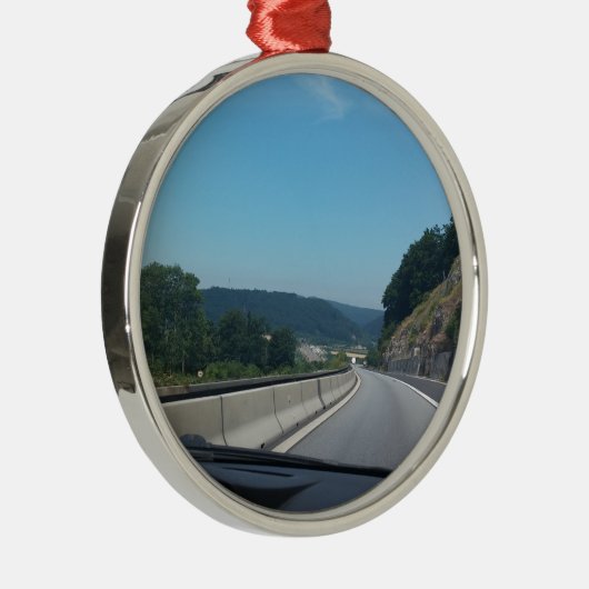Car Holiday Mountains Europe Österreich Fotografie Ornament Aus Metall (Rechts)
