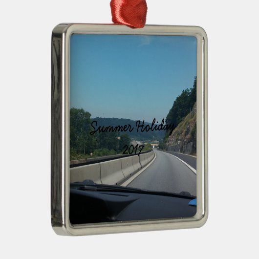 Car Holiday Mountains Europe Österreich Fotografie Ornament Aus Metall (Rechts)