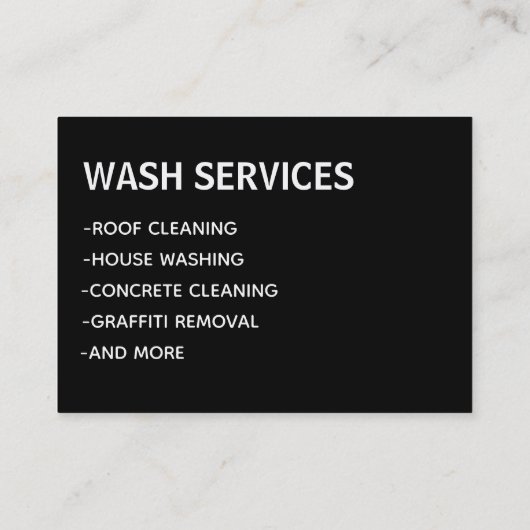 Car & House Power QR Code Visitenkarte (Rückseite)