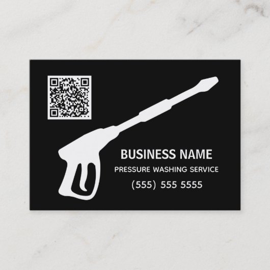 Car & House Power QR Code Visitenkarte (Vorderseite)