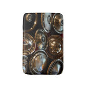 Car Hub Caps Man Cave Bathmat Rug Badematte (Vorderseite Vertikal)