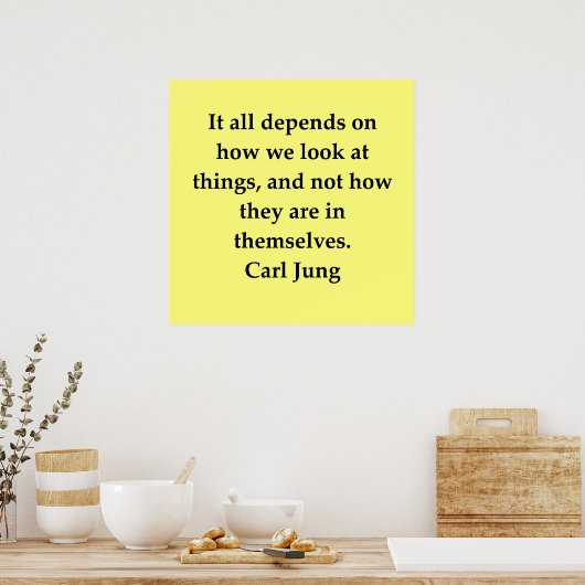 Car Jung Zitat Poster (Küche)