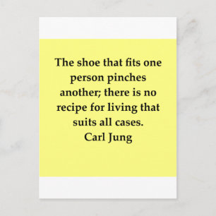 Car Jung Zitat Postkarte