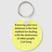 Car Jung Zitat Schlüsselanhänger (Vorderseite)