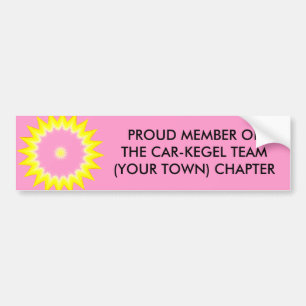 CAR-KEGEL TEAM-MITGLIED - Autoaufkleber
