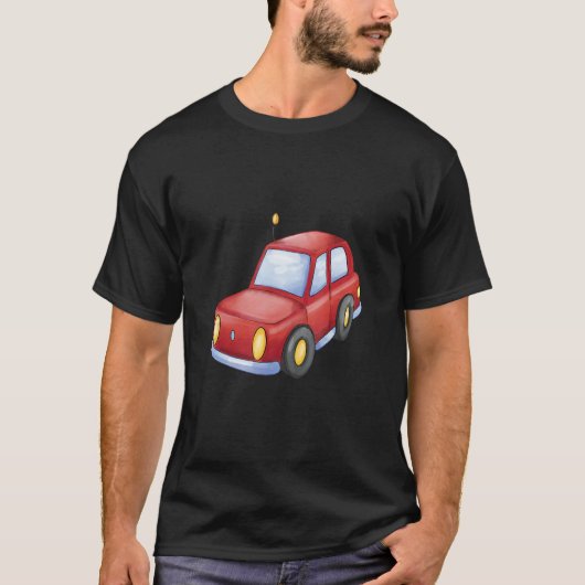 Car Kid Watercolour Print for Children s Room Nurs T-Shirt (Vorderseite)