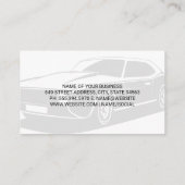 Car-Logo | Auto Modernes Auto Visitenkarte (Rückseite)